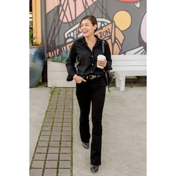 Frank & Eileen Black Barry Shirt Button Down Flanel Size S - Picture 6 of 13